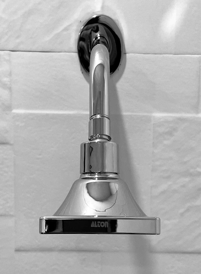 ALTON SHR22095 ABS, 4-INCH Overhead Shower With 9-INCH Arm and Flange, Chrome Finsh - Image 2